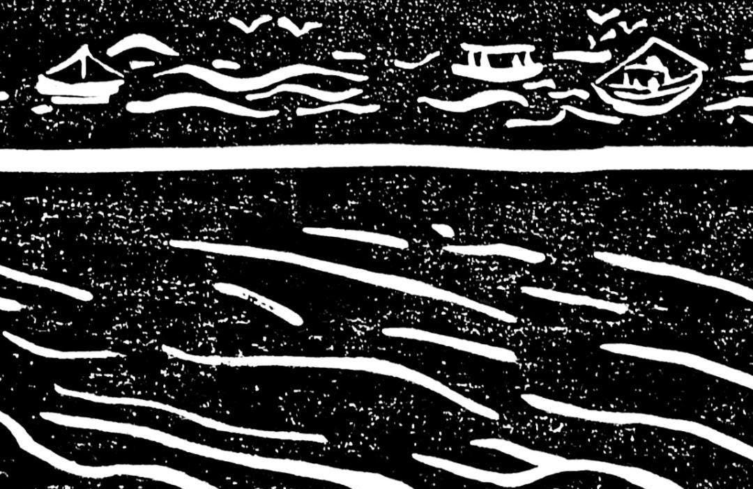 Stanley Bridge Linocut Print: Alexandria Coastal Architecture, A4